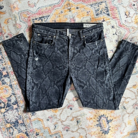 rag & bone Denim - RAG & BONE Cate Mid-Rise Ankle Skinny Jeans Size 32 EUC
